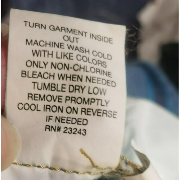 NY & Co Soho Jeans Slim Boyfriend Size 18 Stretch Denim Blue With Tuxedo Stripe - Picture 9 of 10